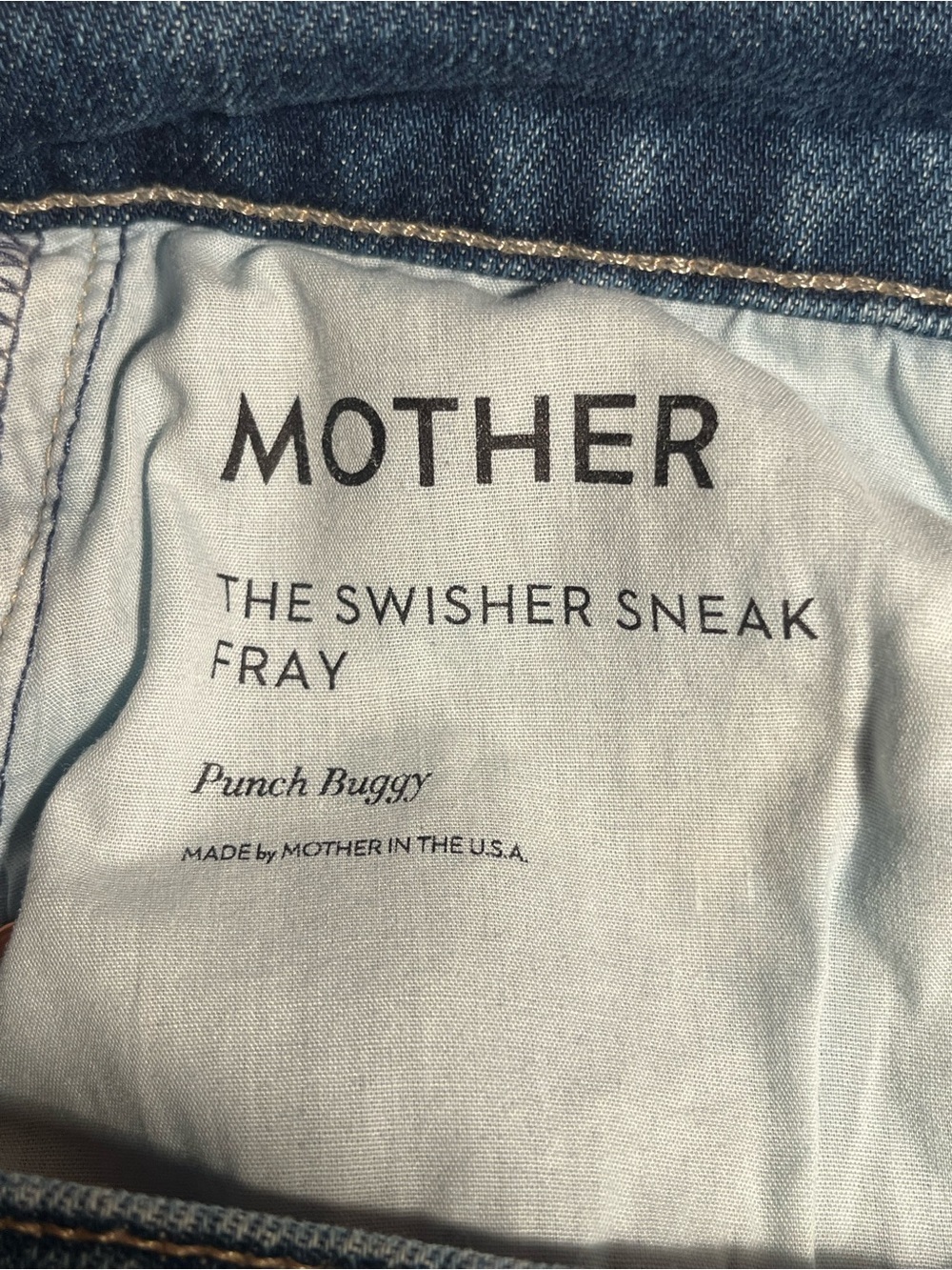 MOTHER JEANS ( THE SWISHER SNEAK) size womenโs 27 ๐๐ - Picture 3 of 7